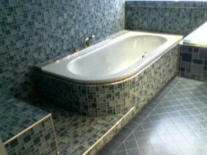 Individuell gestaltetes Bad nach Kundenwunsch